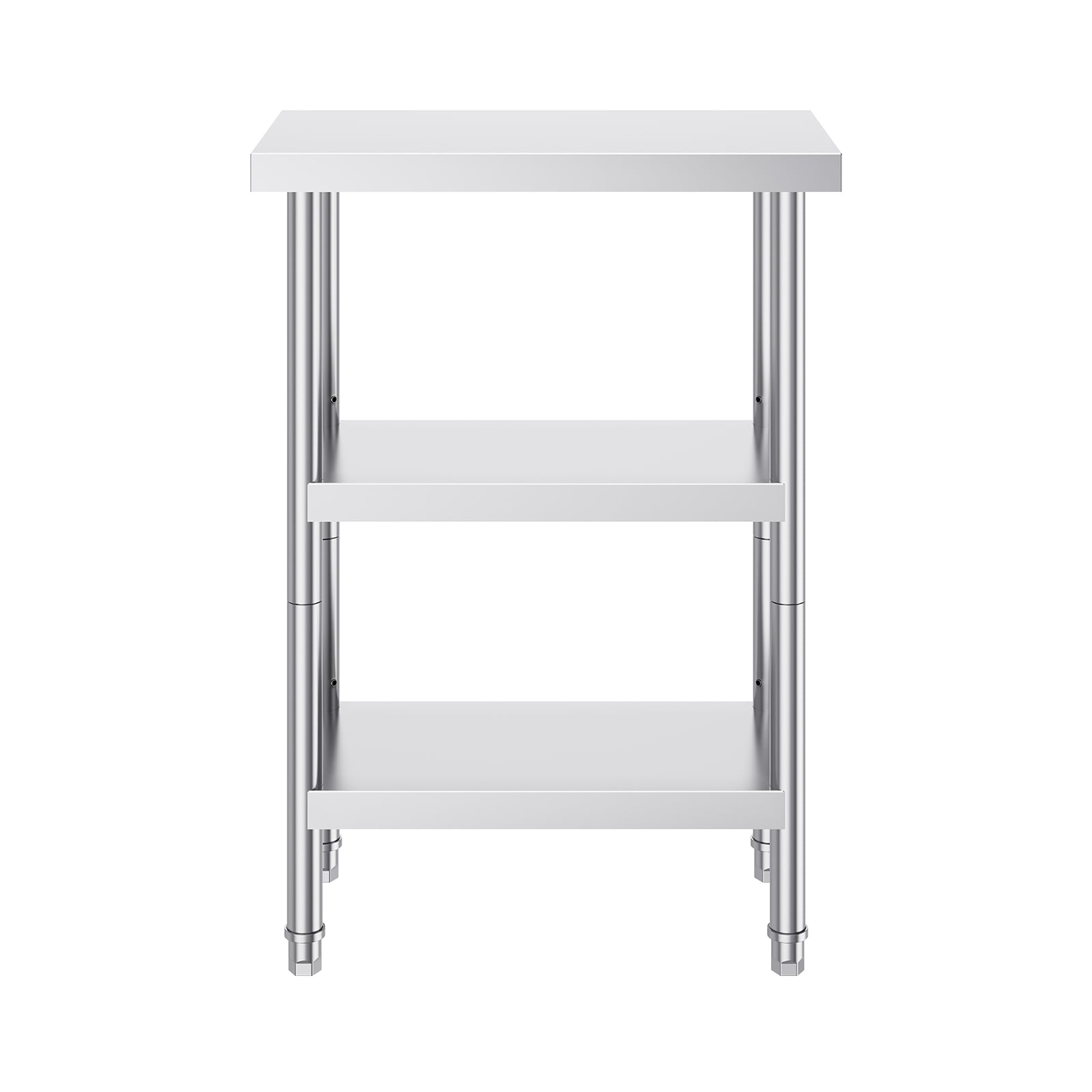 Stainless Steel Prep Table Commercial Kitchen Work Bench Metal_voghion.com